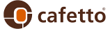 Logotipo de Cafetto, detergentes para equipo especializado en café.